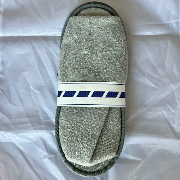 ANA Business Class Light Blue Canvas Amenity Kit by Ettinger with Slippers - NEW - Picture 3 of 4